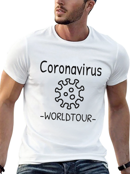 Black Graphic Tee - World Tour