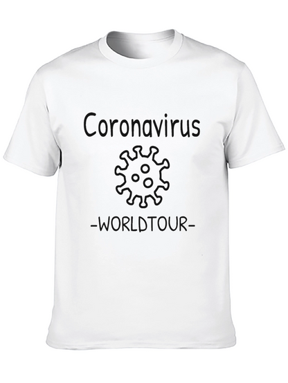 Black Graphic Tee - World Tour