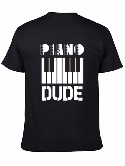 Piano Dude Graphic Tee - Musician T-Shirt