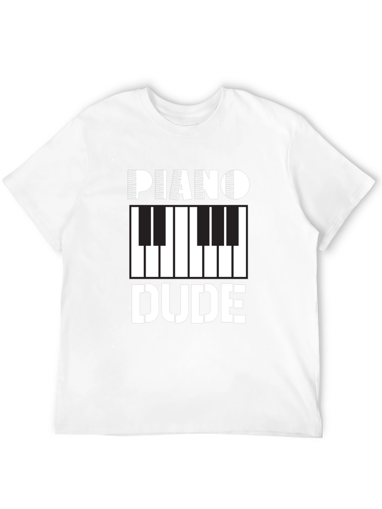 Piano Dude Graphic Tee - Musician T-Shirt