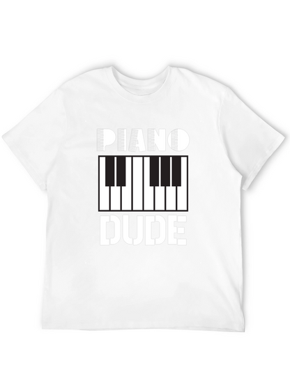 Piano Dude Graphic Tee - Musician T-Shirt