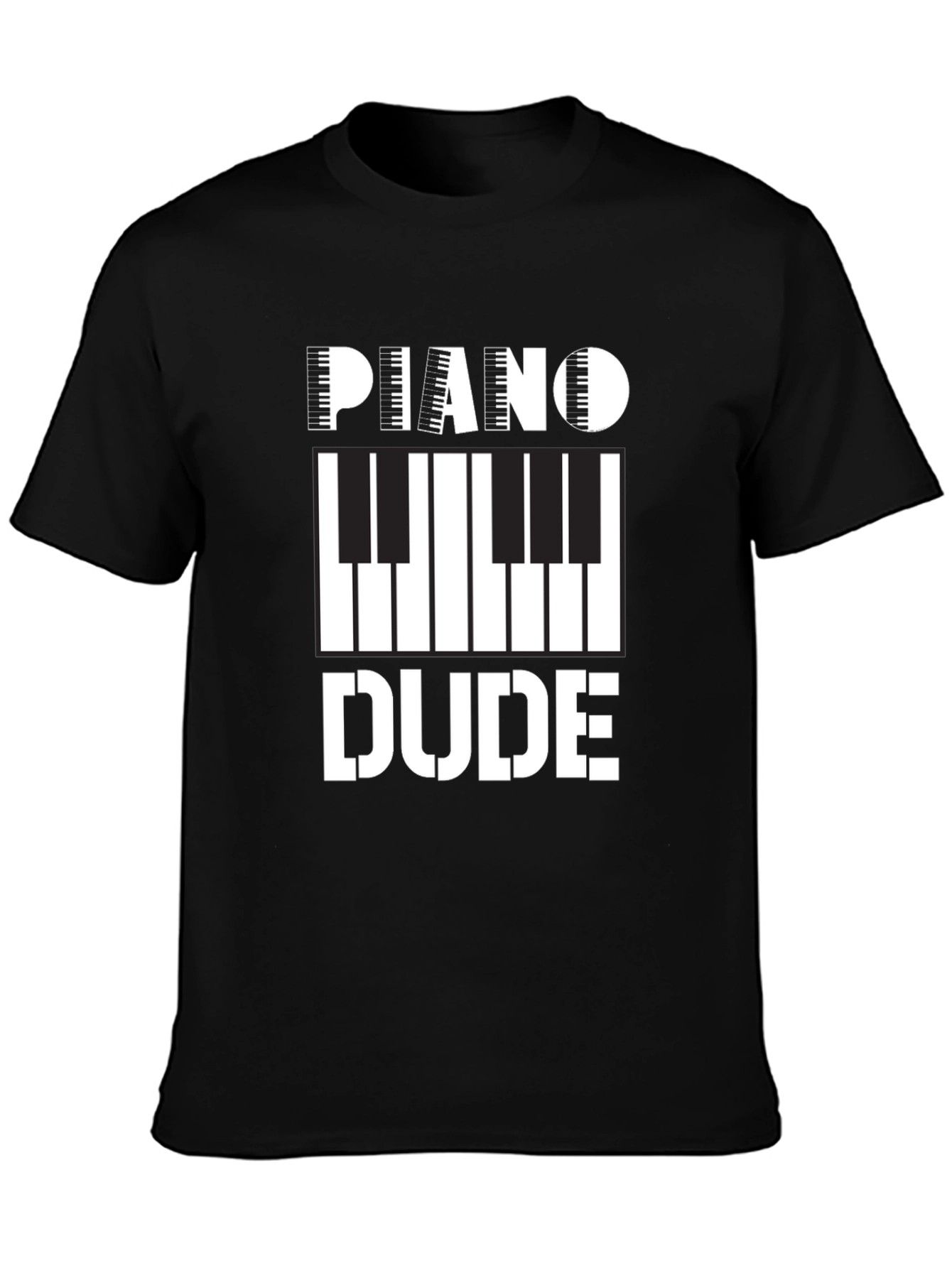 Piano Dude Graphic Tee - Musician T-Shirt