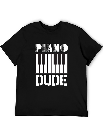 Piano Dude Graphic Tee - Musician T-Shirt