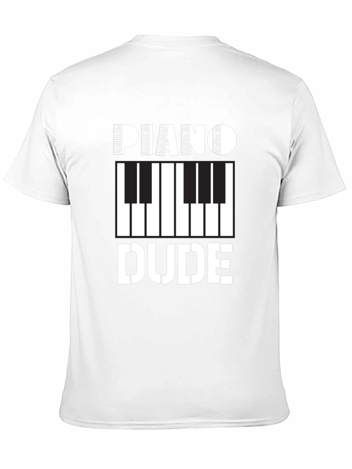 Piano Dude Graphic Tee - Musician T-Shirt