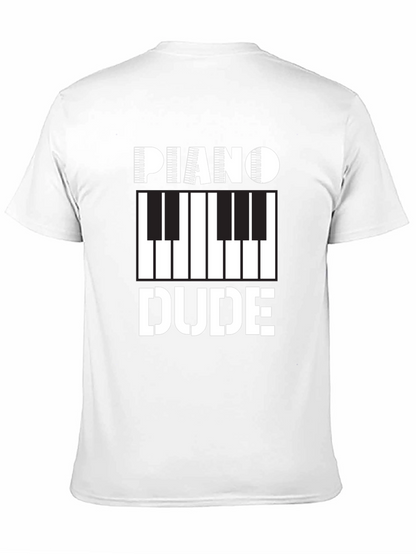 Piano Dude Graphic Tee - Musician T-Shirt