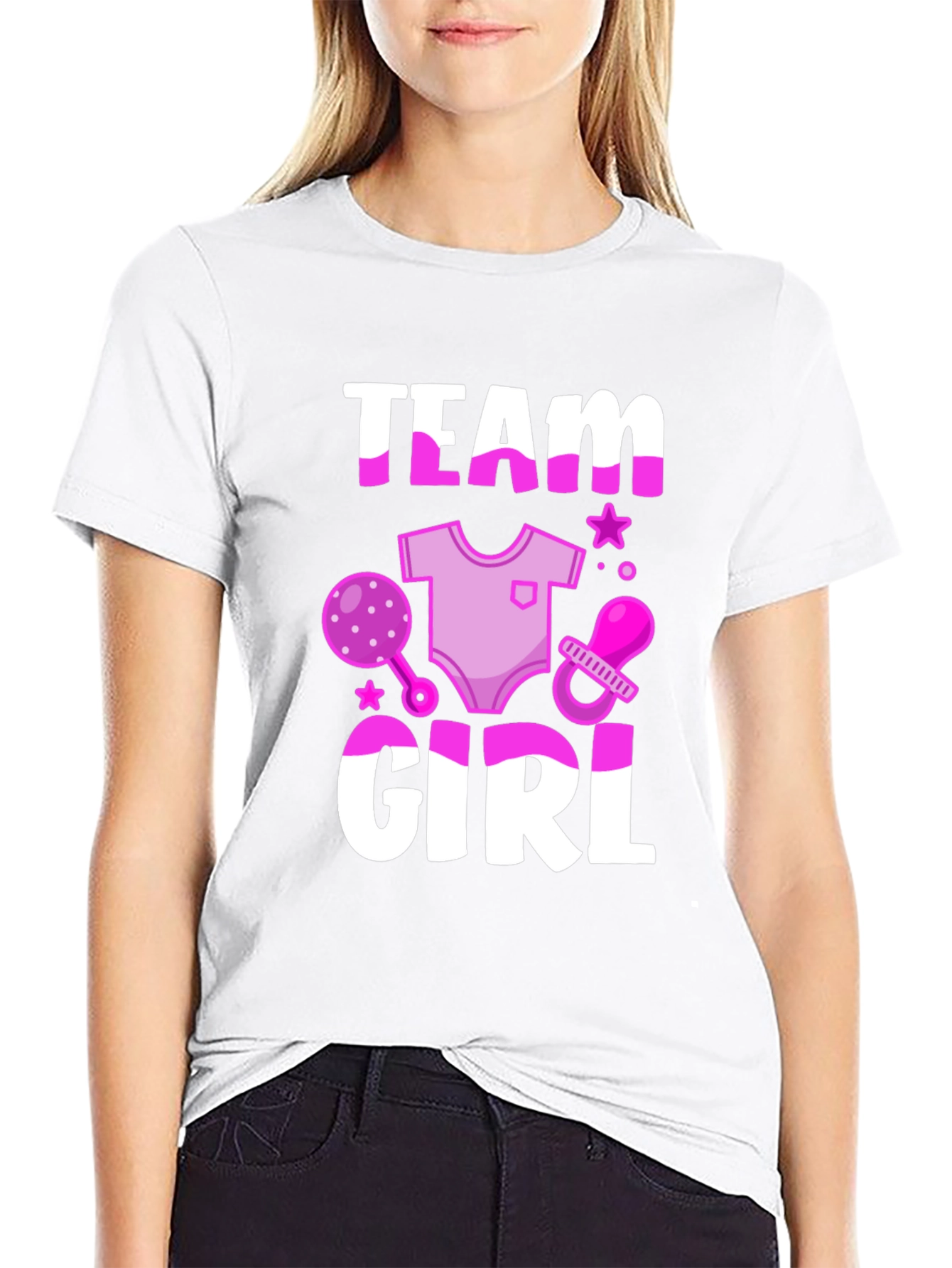 Team Girl Gender Reveal T-Shirt