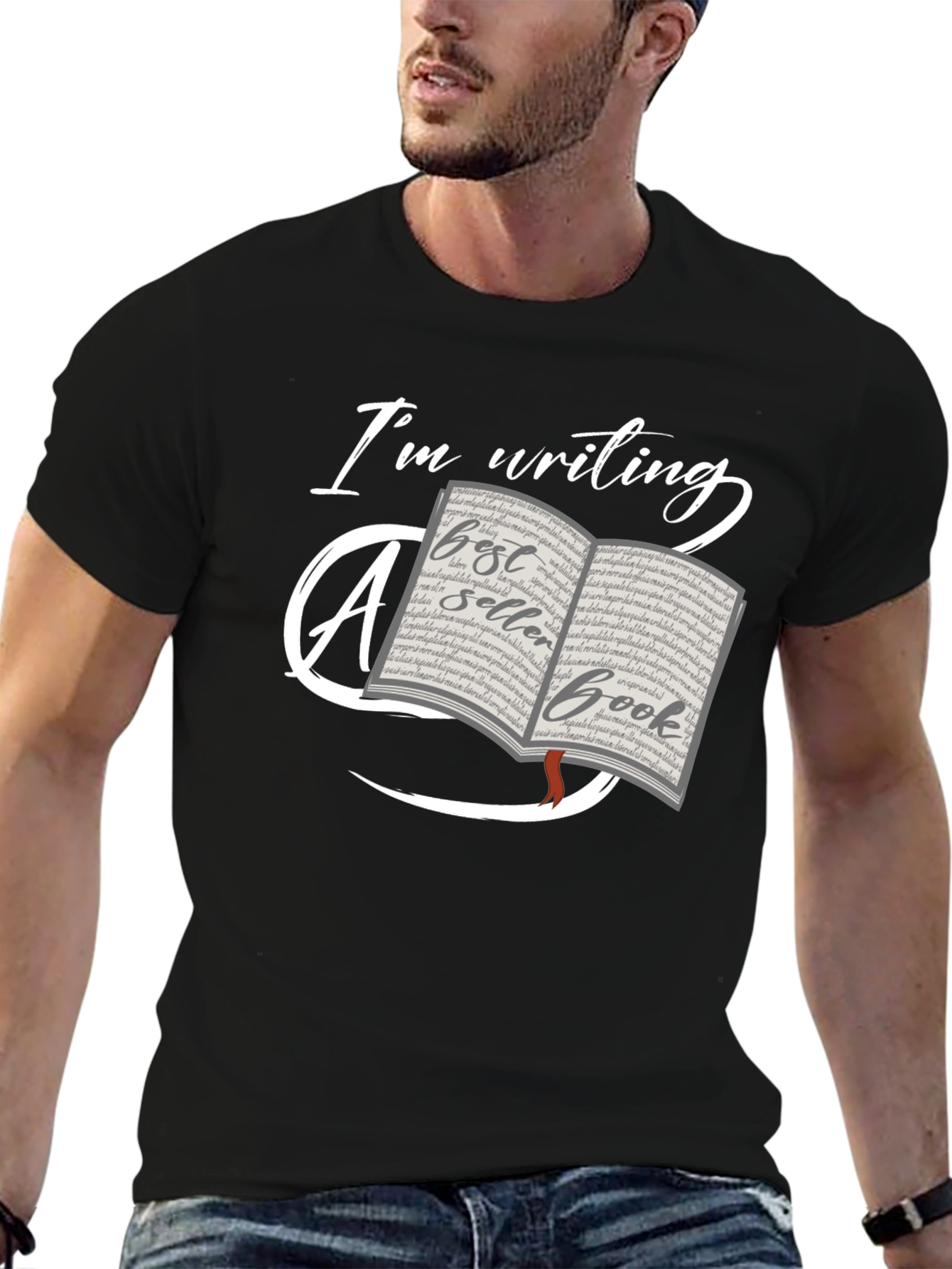 Writers Tee: Im Writing a Bestseller Book T-Shirt