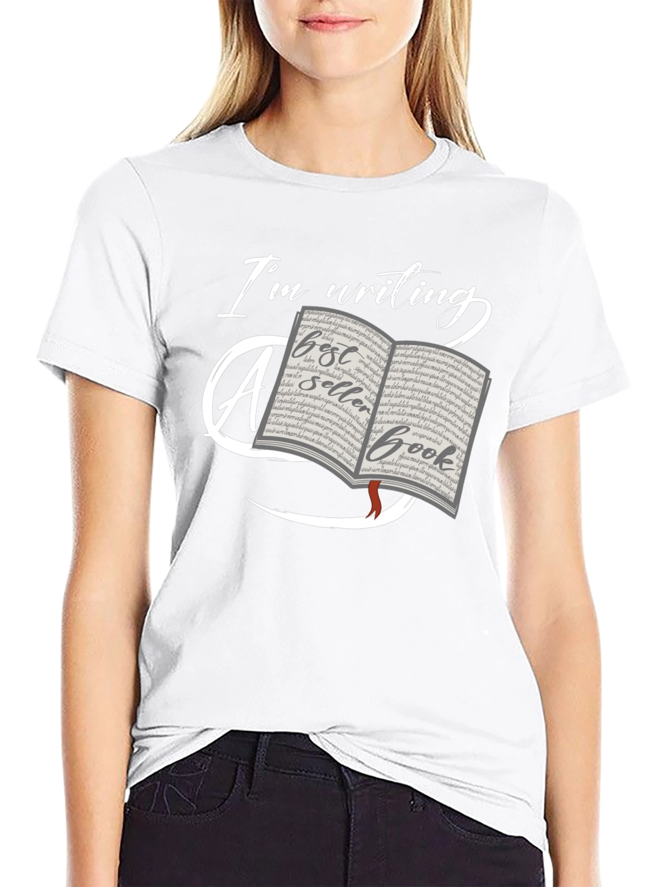 Writers Tee: Im Writing a Bestseller Book T-Shirt