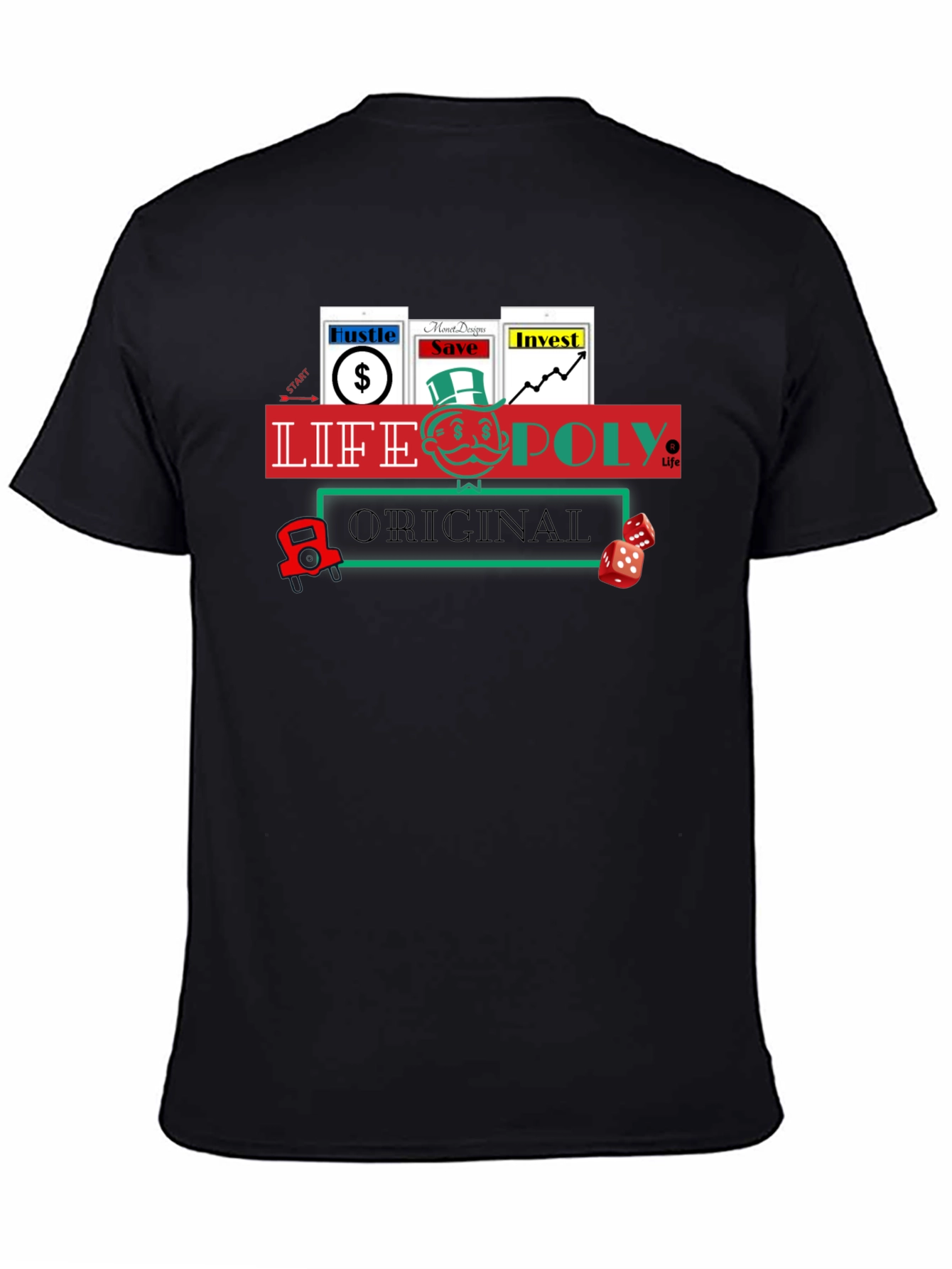 Lifeopoly Original Black T-Shirt