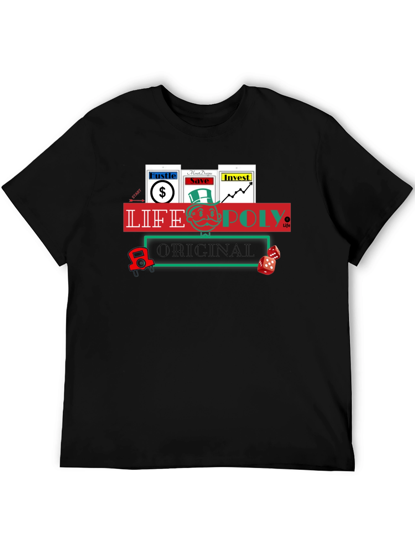 Lifeopoly Original Black T-Shirt