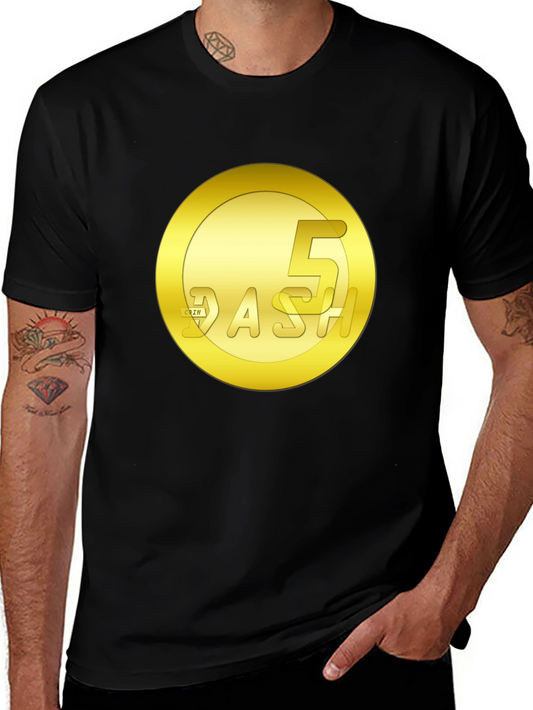 5 Dash Coin Graphic Tee - Cryptocurrency Shirt