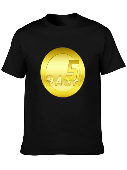5 Dash Coin Graphic Tee - Cryptocurrency Shirt