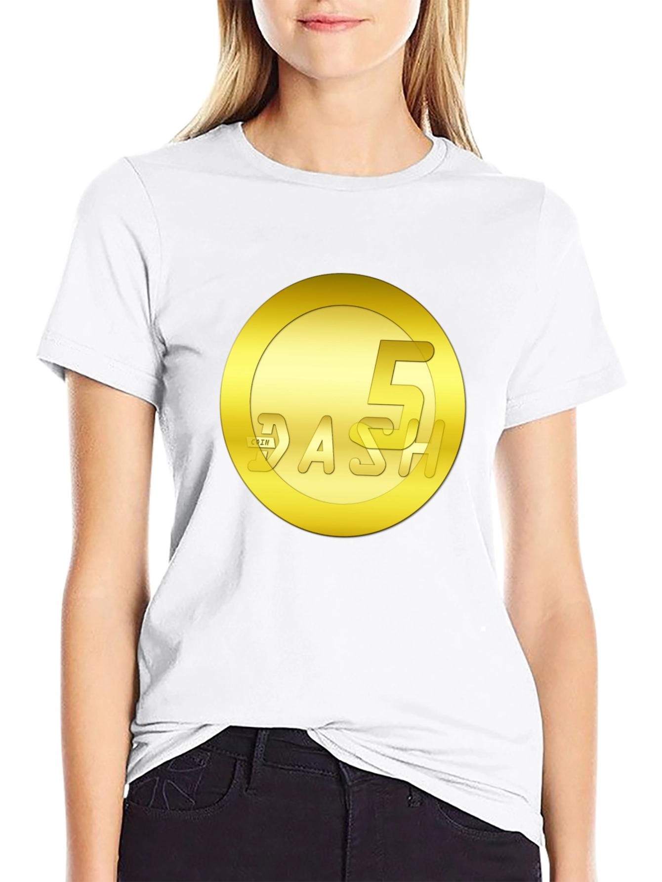 5 Dash Coin Graphic Tee - Cryptocurrency Shirt