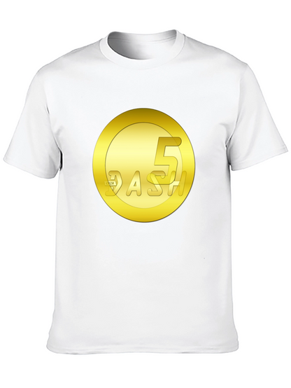 5 Dash Coin Graphic Tee - Cryptocurrency Shirt