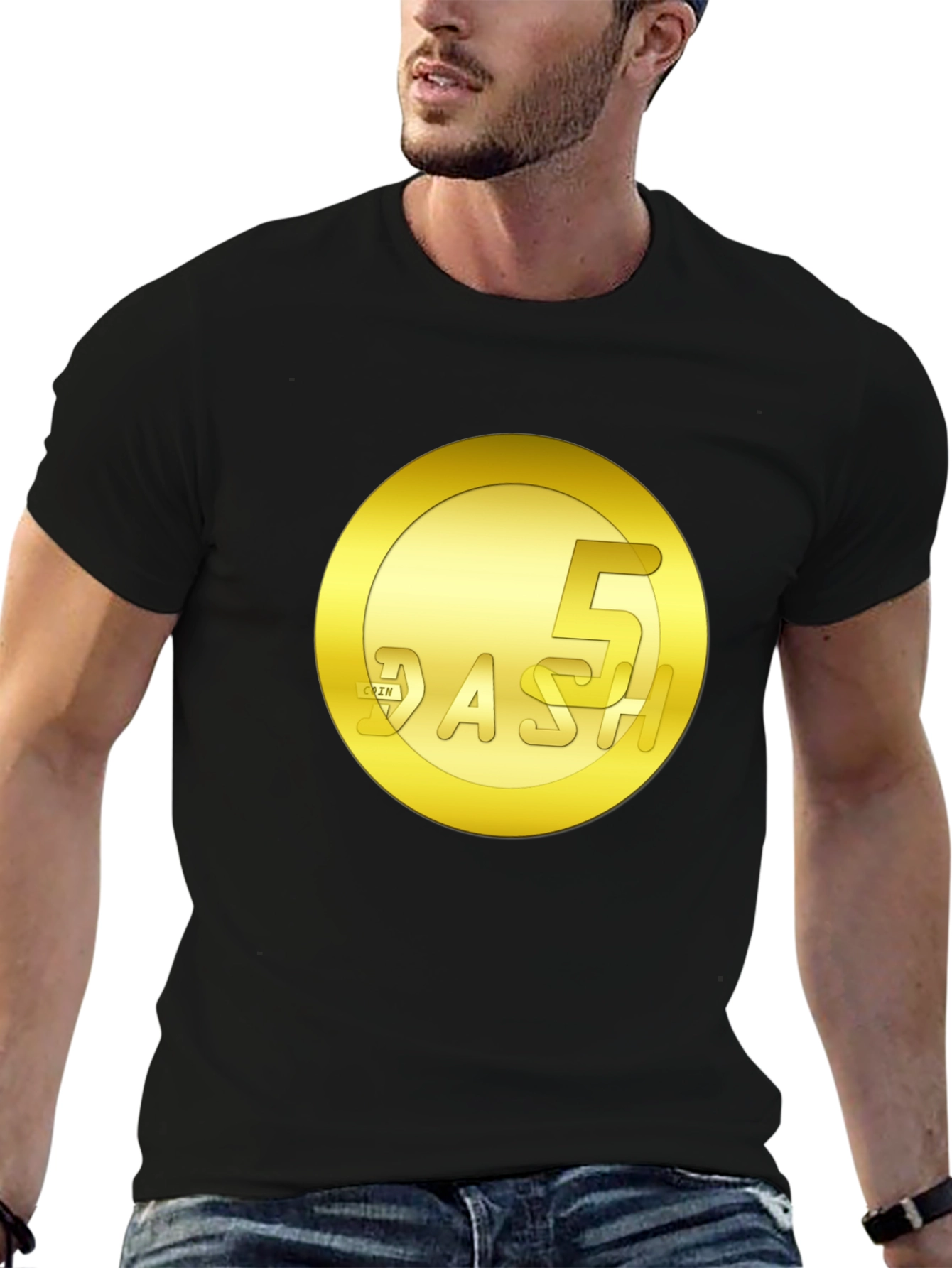 5 Dash Coin Graphic Tee - Cryptocurrency Shirt