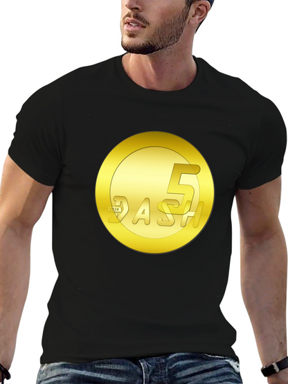 5 Dash Coin Graphic Tee - Cryptocurrency Shirt