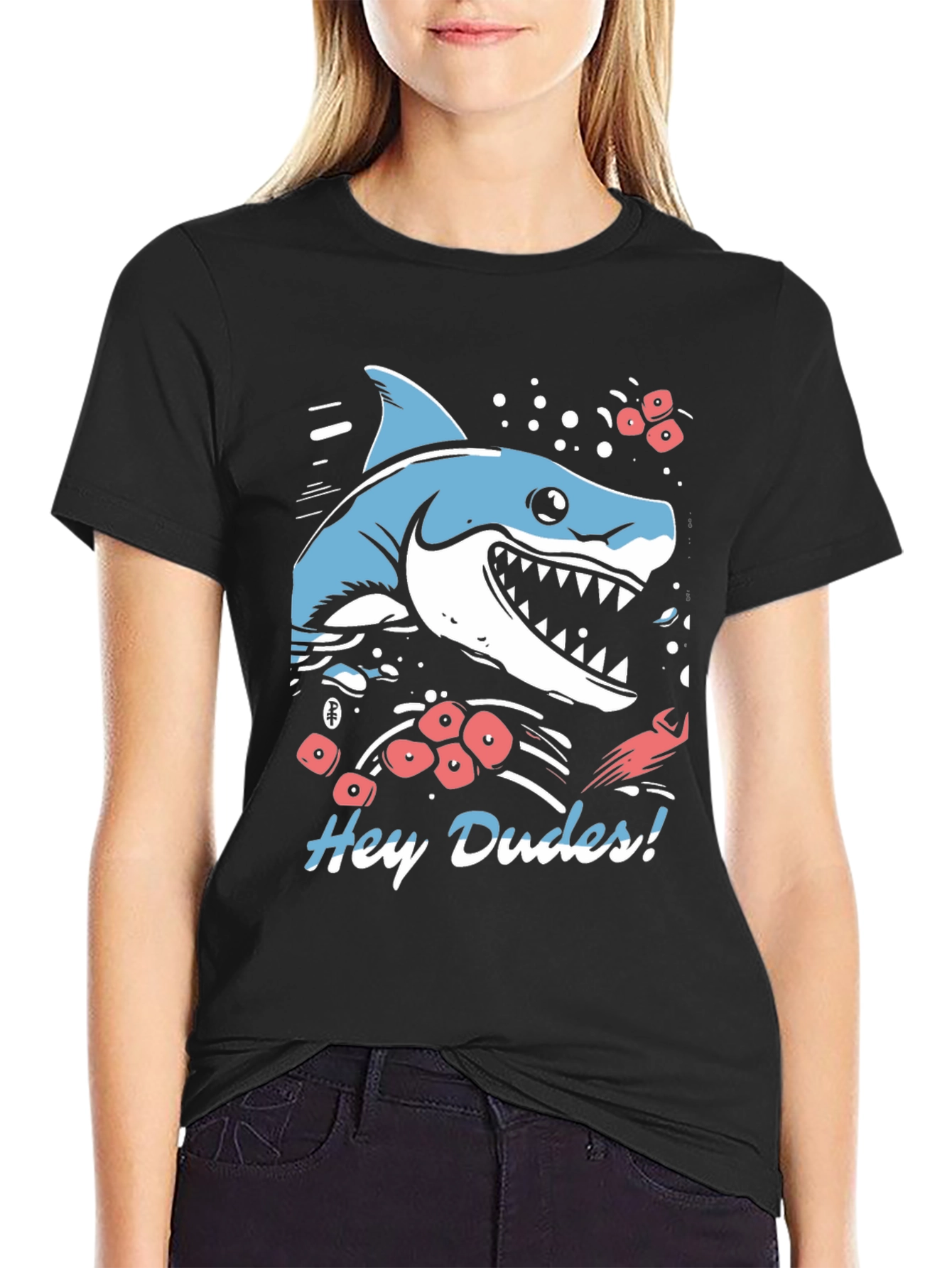 Hey Dudes Shark Graphic Tee