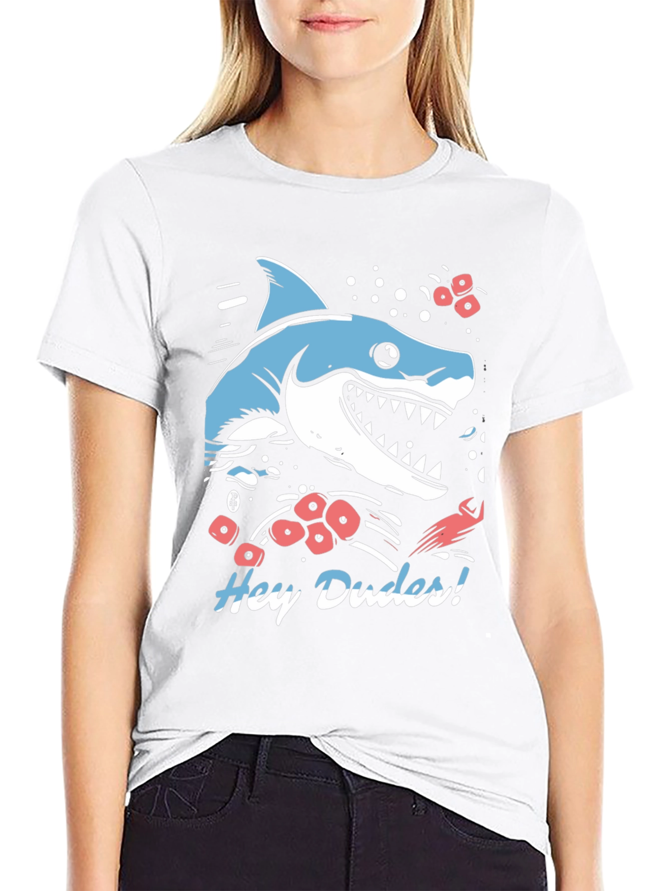 Hey Dudes Shark Graphic Tee