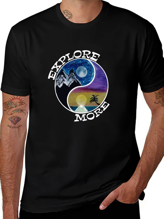 Explore More Yin Yang Graphic T-Shirt