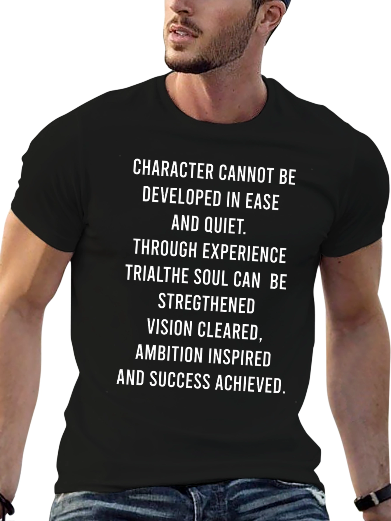 Motivational Quote Graphic T-Shirt