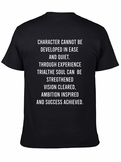 Motivational Quote Graphic T-Shirt