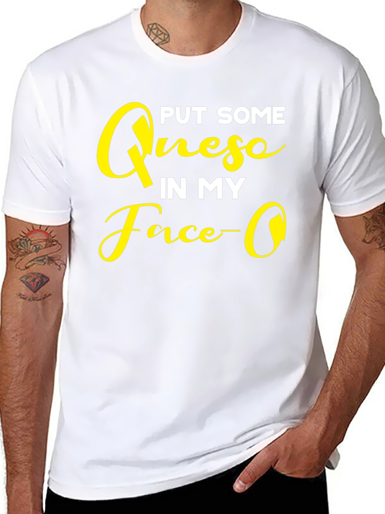 Put Some Queso In My Face Graphic T-Shirt