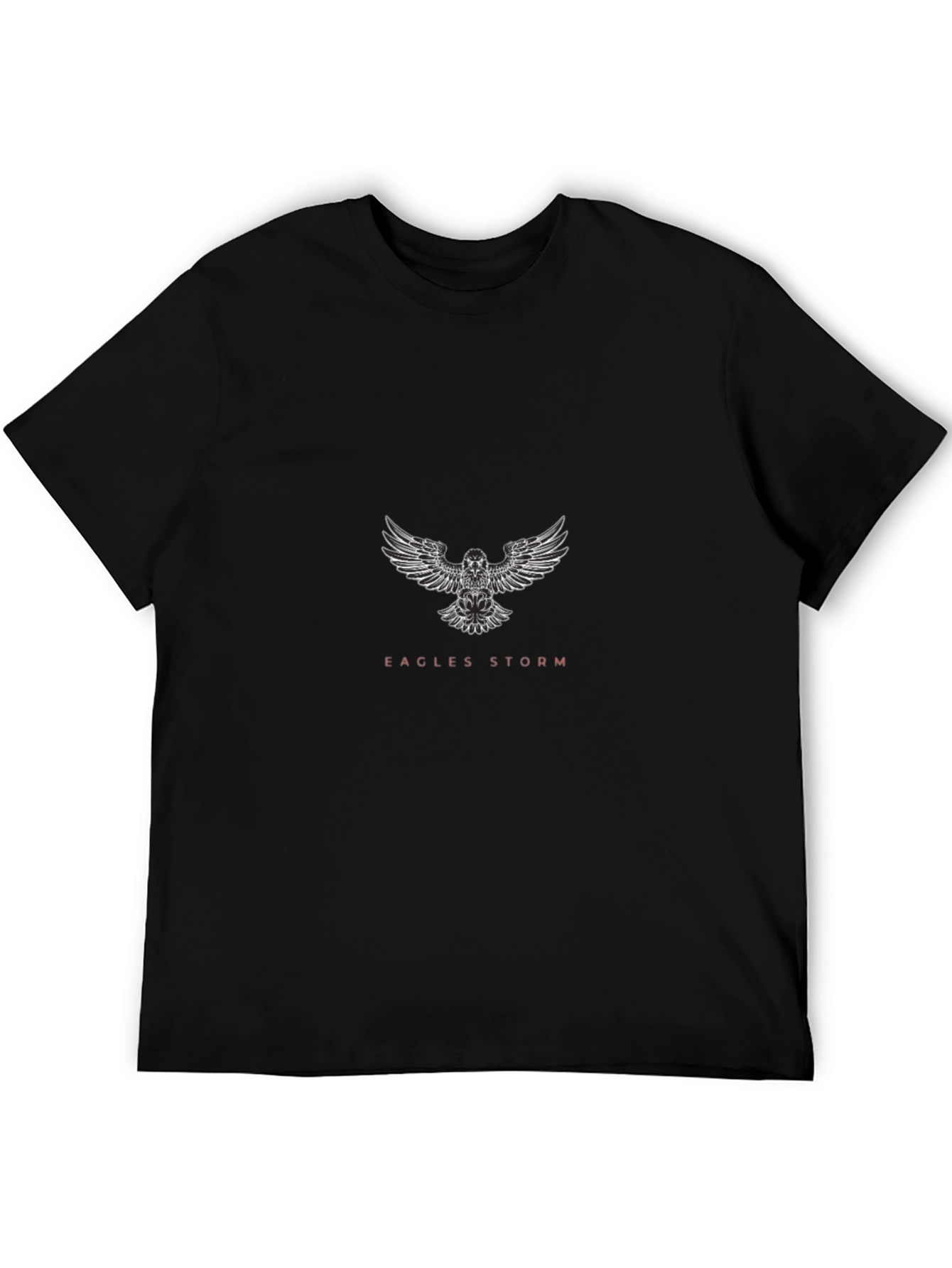 Eagles Storm Graphic Tee - Black Cotton Blend