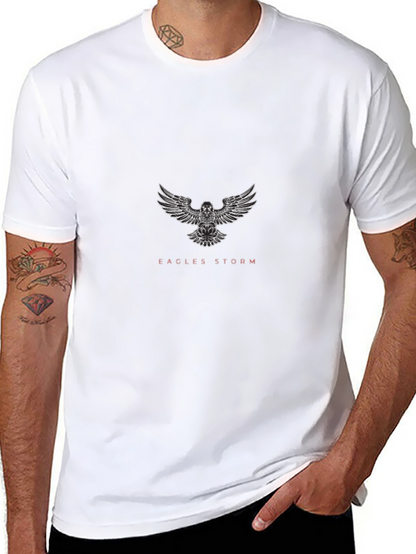 Eagles Storm Graphic Tee - Black Cotton Blend