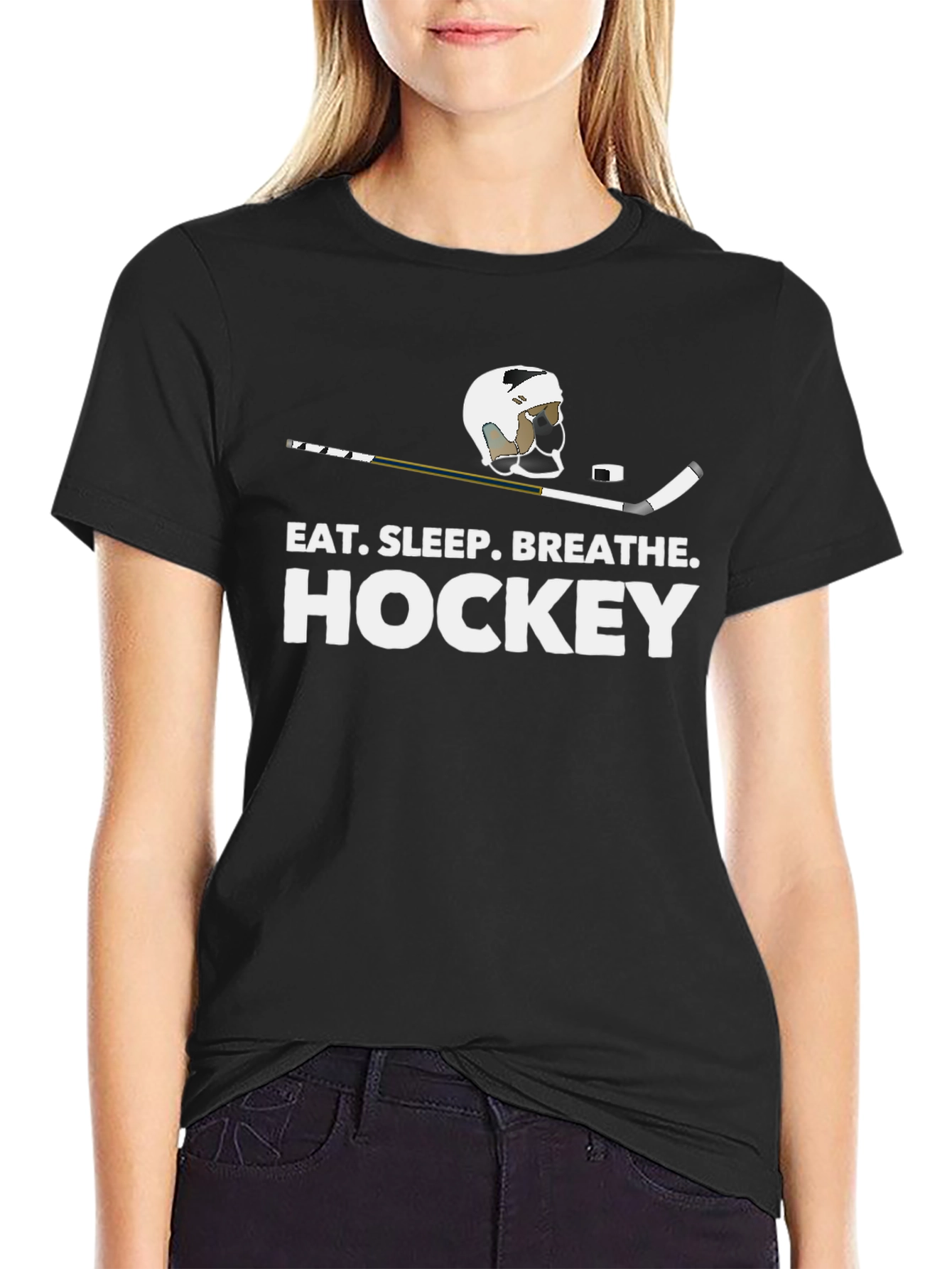 Eat Sleep Breathe Hockey T-Shirt
