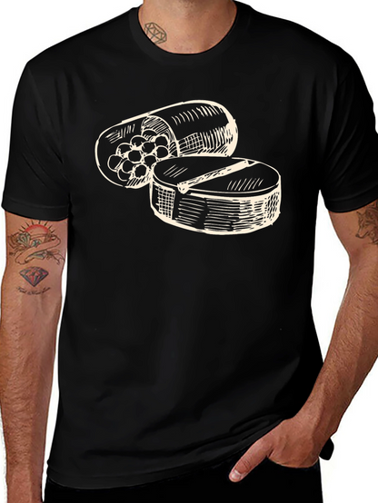 Pills Graphic Black T-Shirt | Stylish Casual Wear