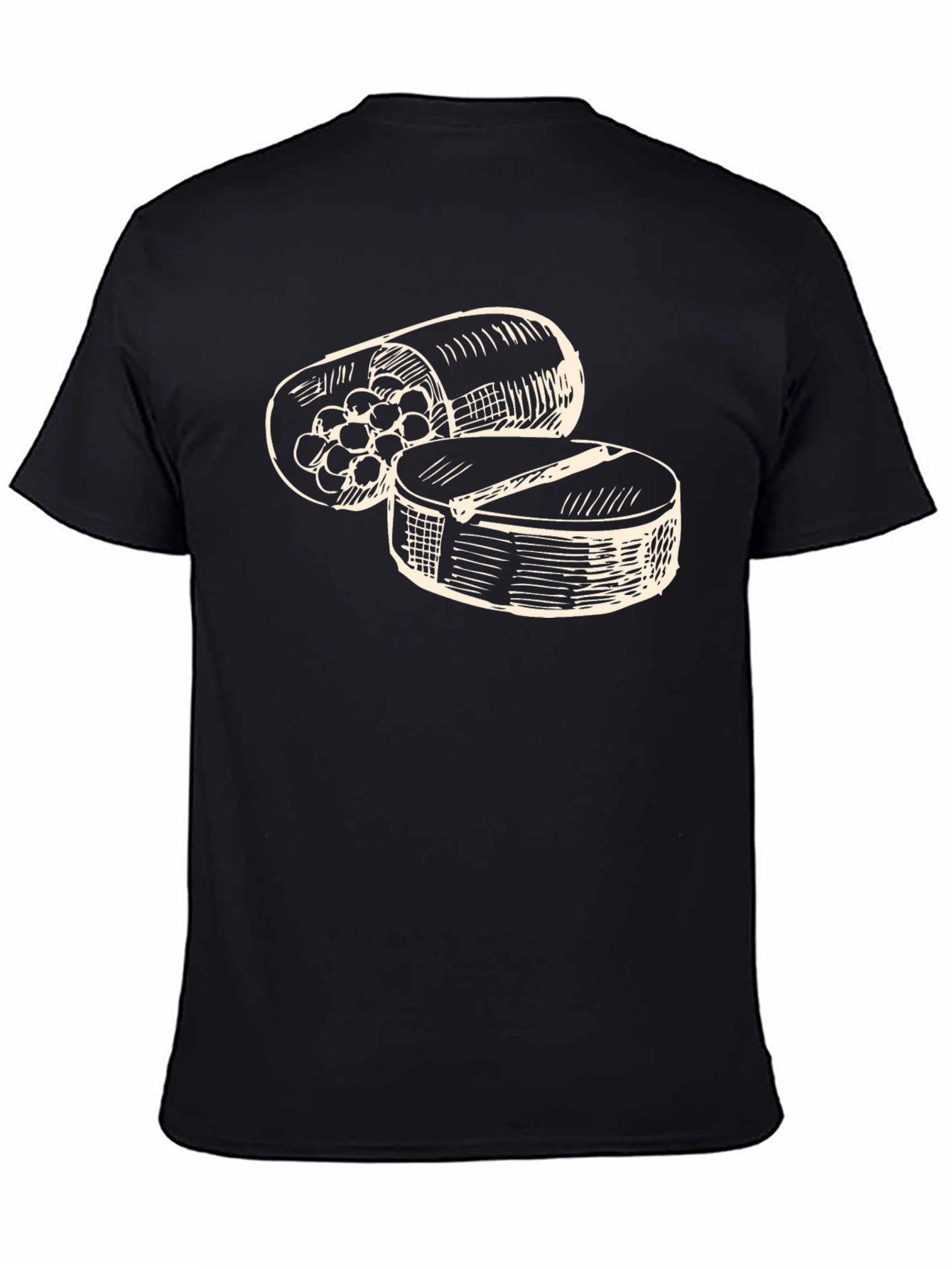 Pills Graphic Black T-Shirt | Stylish Casual Wear