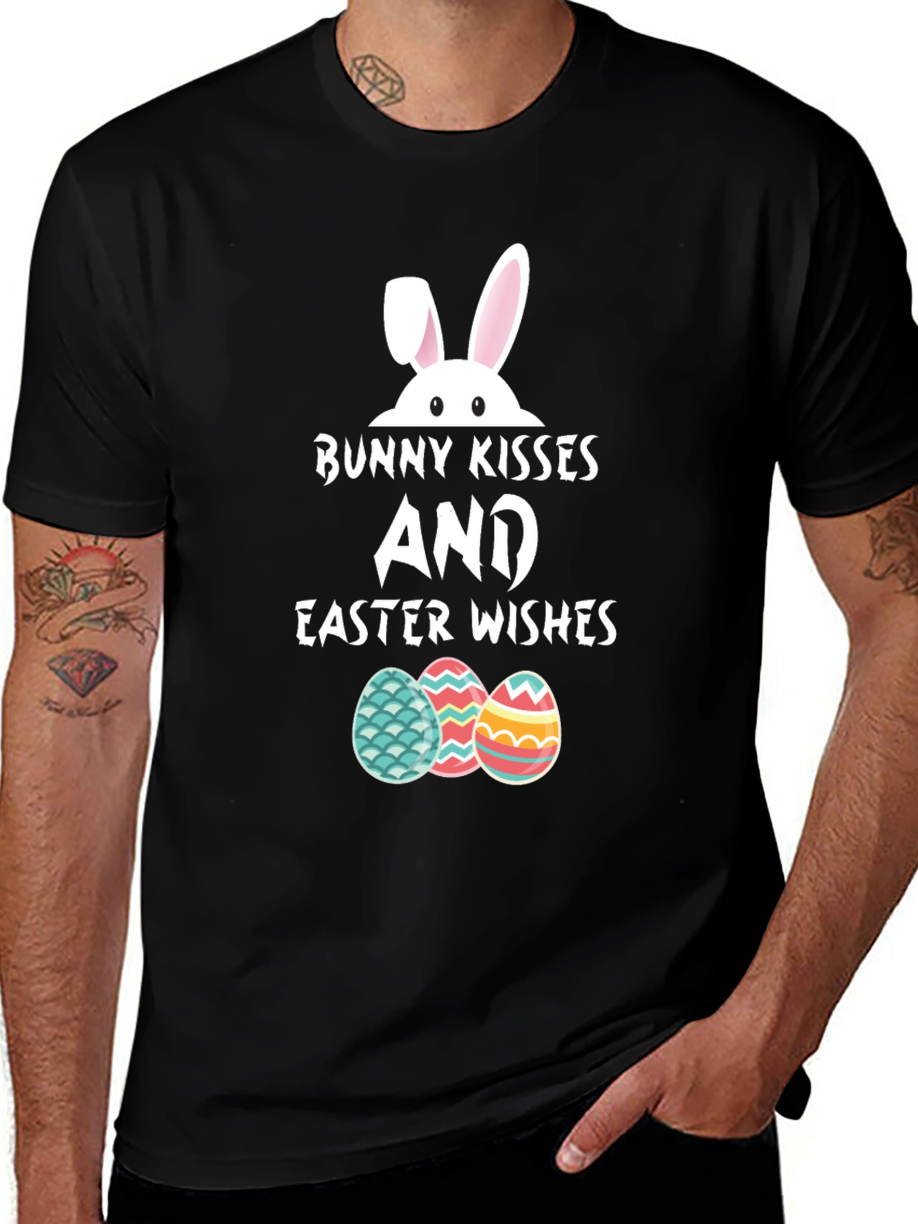Bunny Kisses Easter Wishes T-Shirt