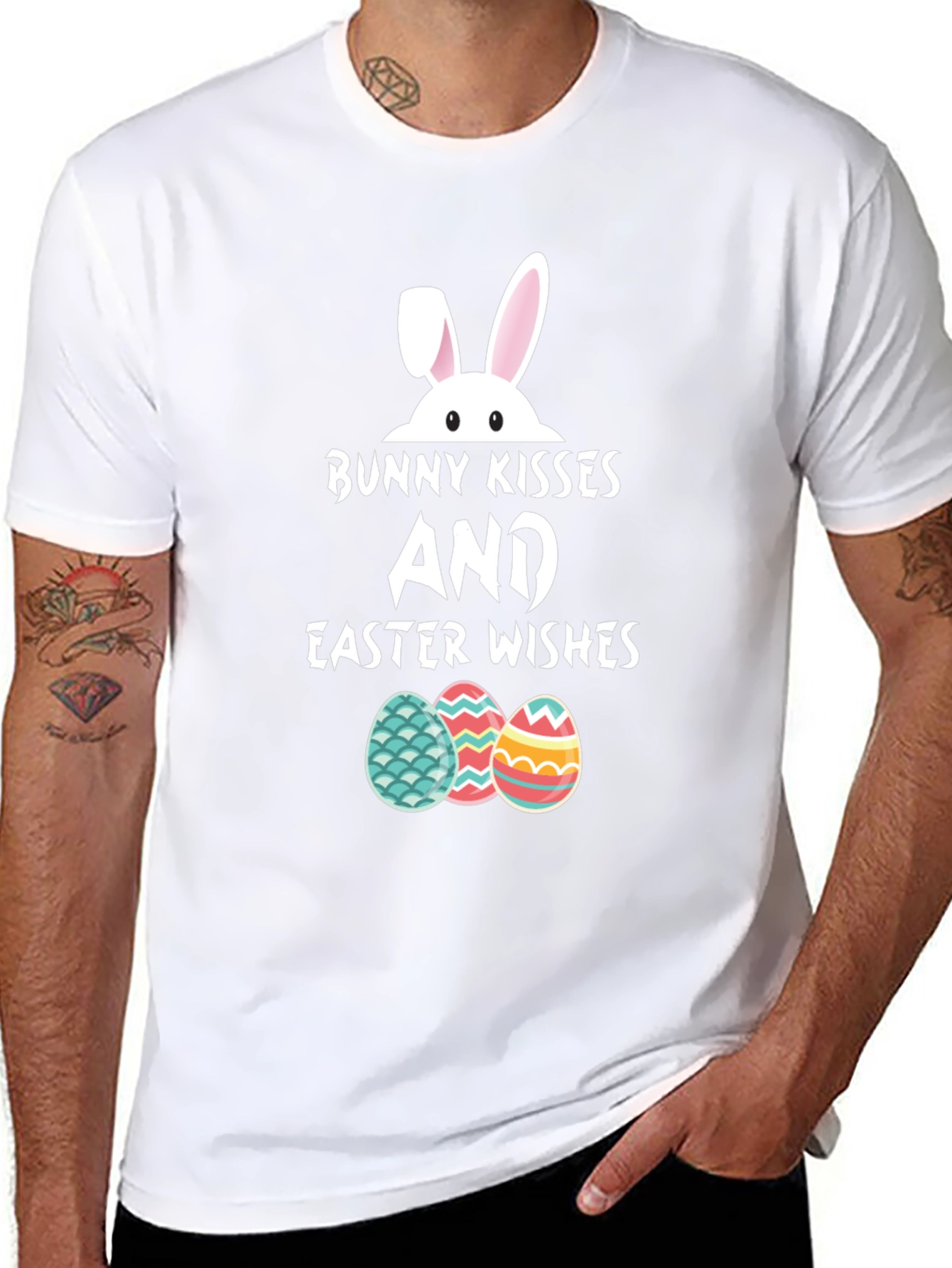 Bunny Kisses Easter Wishes T-Shirt