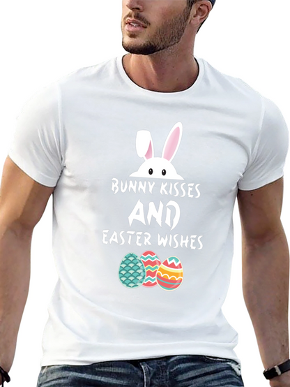 Bunny Kisses Easter Wishes T-Shirt
