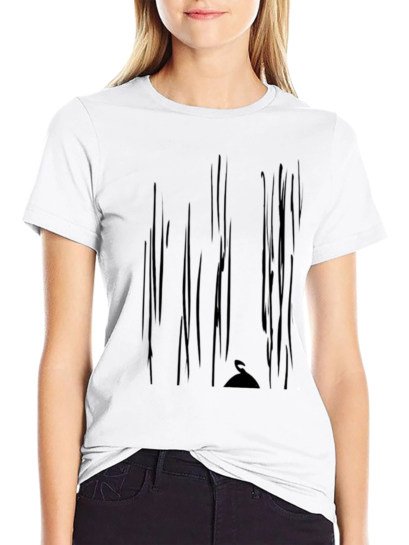 Eerie Forest Black T-Shirt