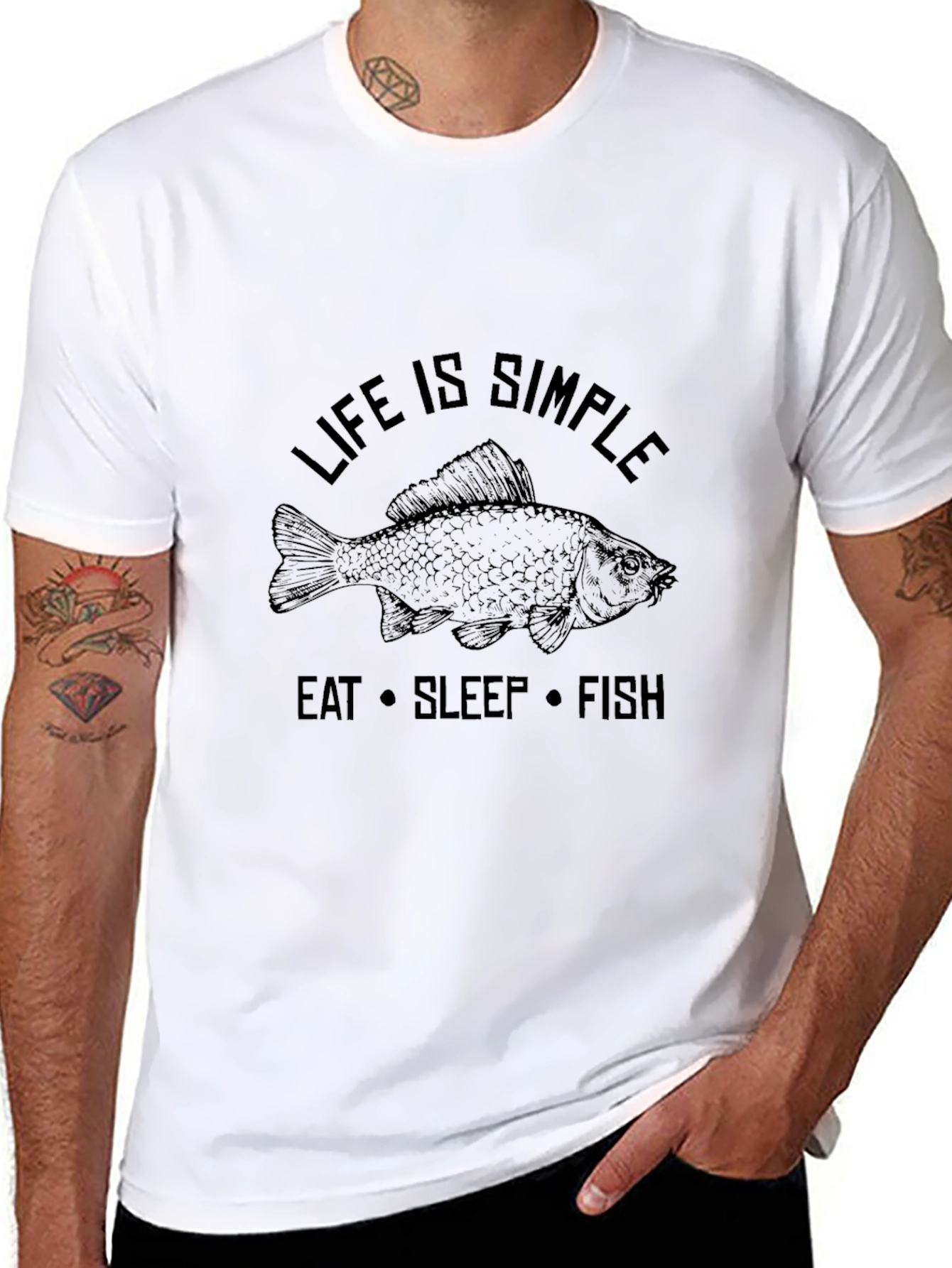 Life is Simple Fish T-Shirt