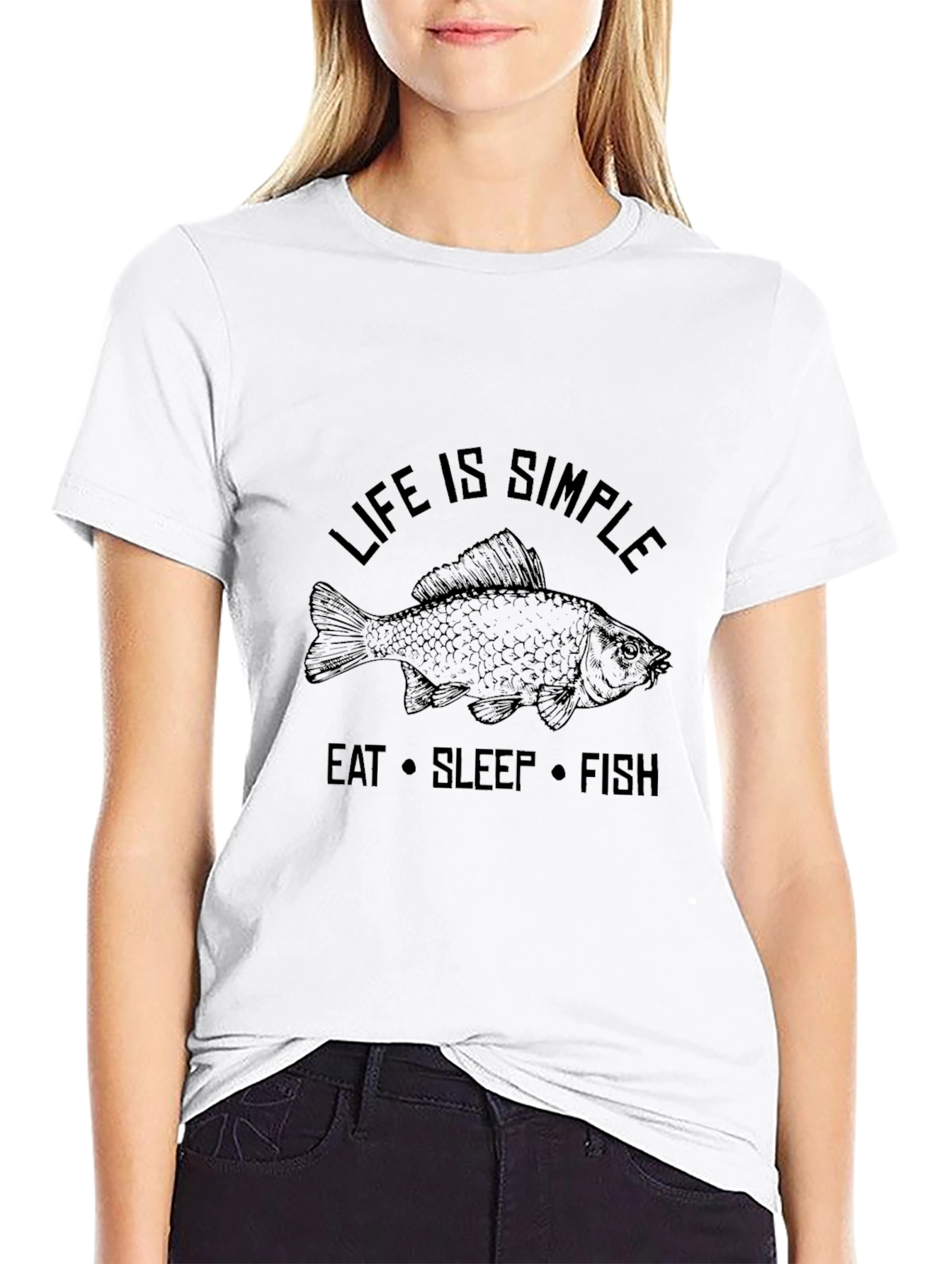 Life is Simple Fish T-Shirt
