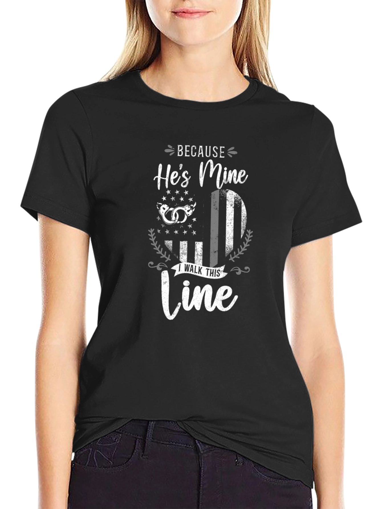 Hes Mine T-Shirt - Law Enforcement Support