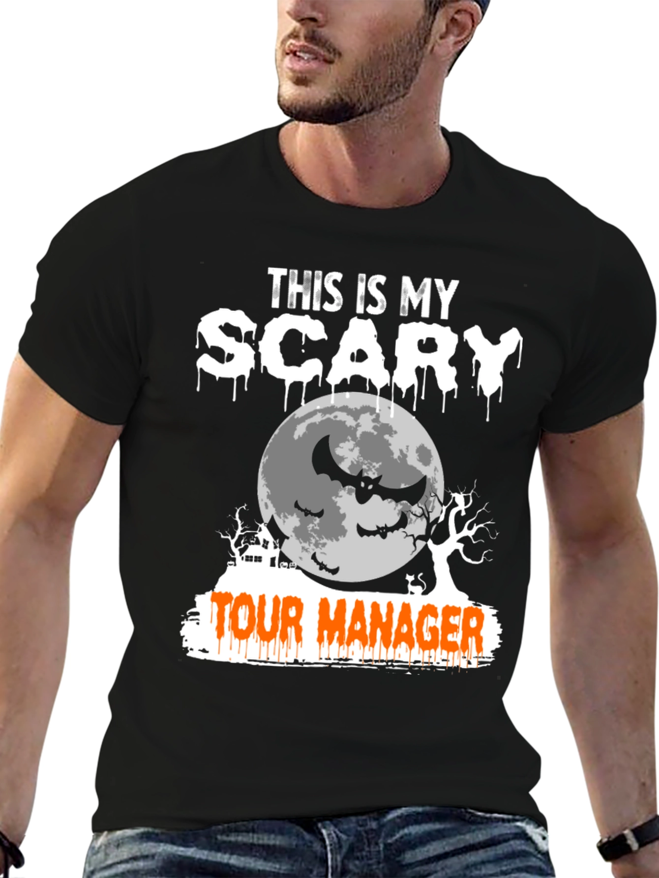 Scary Tour Manager Halloween T-Shirt