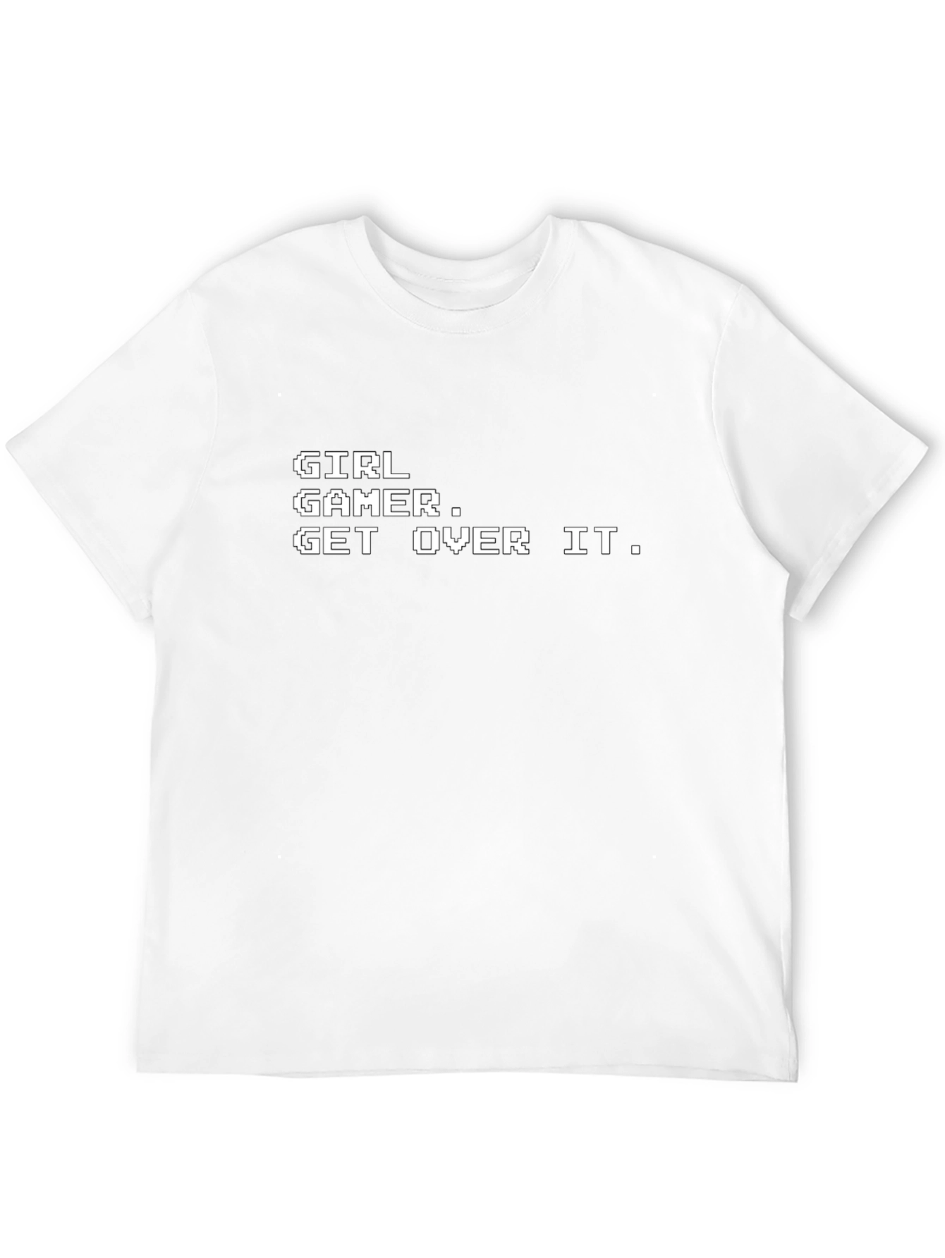 Girl Gamer T-Shirt - Retro Pixel Style