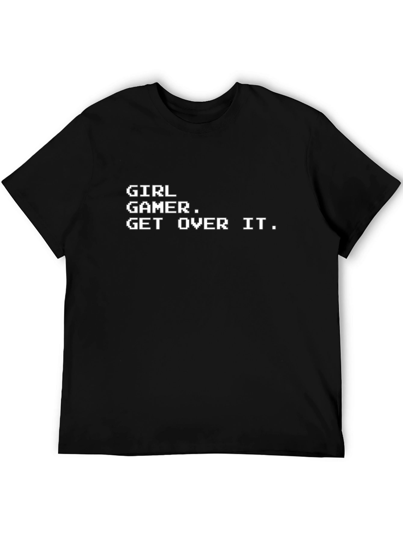 Girl Gamer T-Shirt - Retro Pixel Style