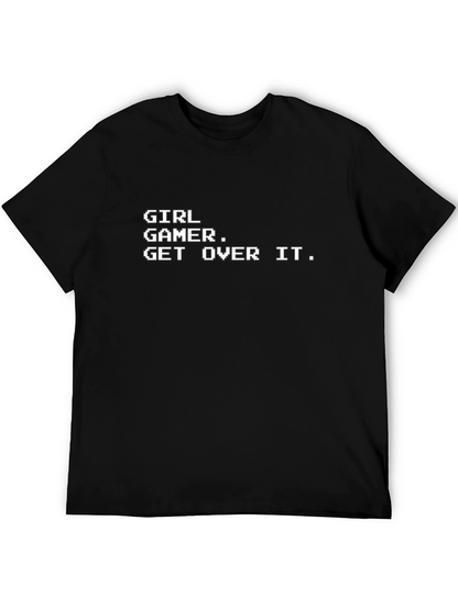 Girl Gamer T-Shirt - Retro Pixel Style