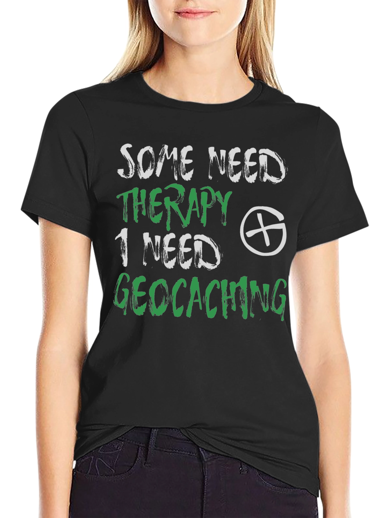 Geocaching Therapy T-Shirt - Funny Hobby Tee
