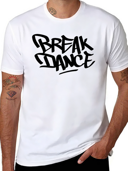 Break Dance Graphic Black T-Shirt