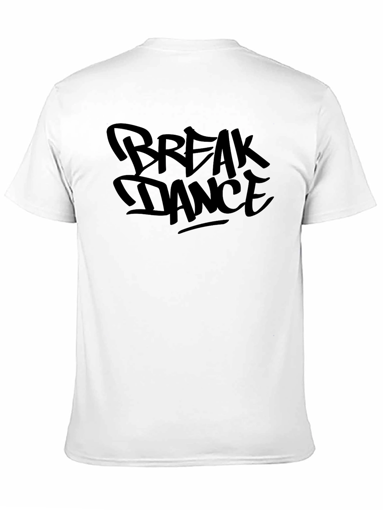 Break Dance Graphic Black T-Shirt
