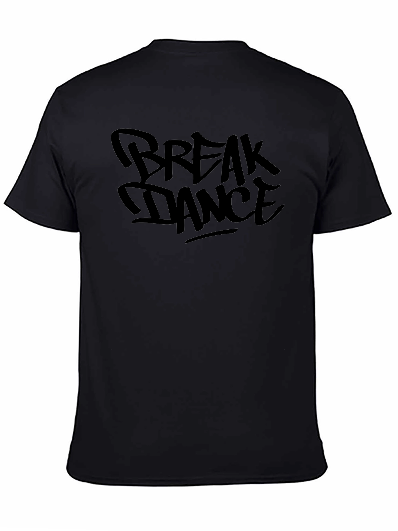Break Dance Graphic Black T-Shirt