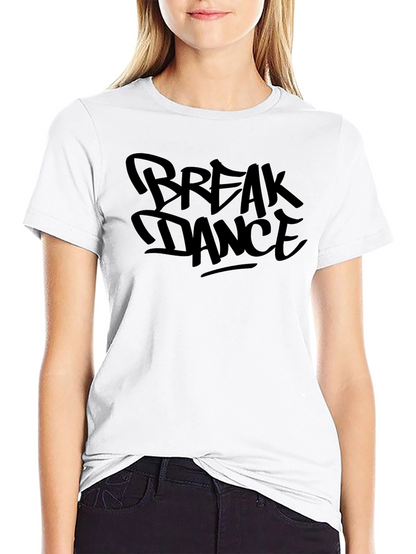 Break Dance Graphic Black T-Shirt