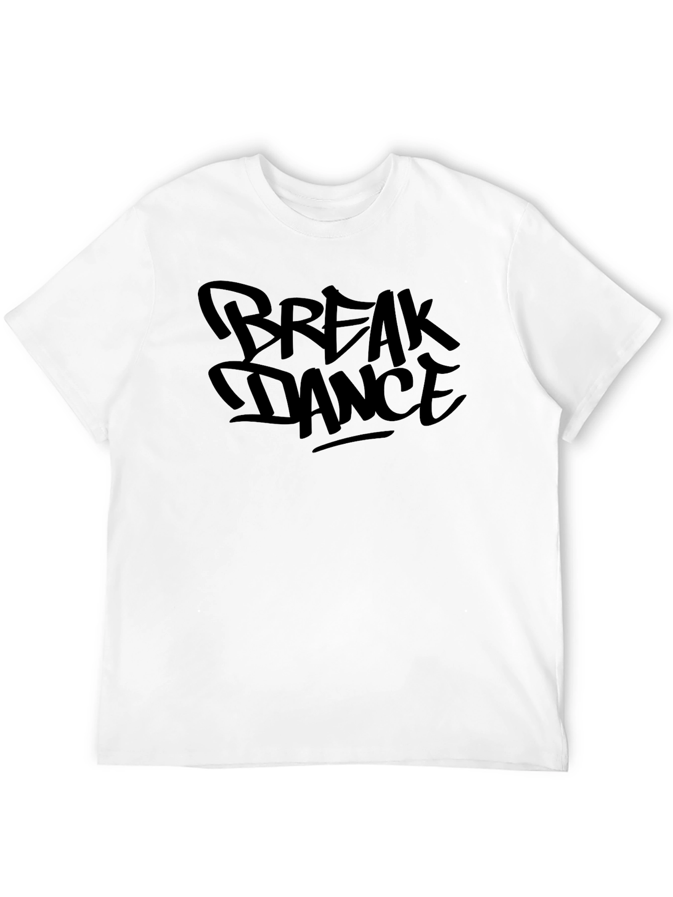 Break Dance Graphic Black T-Shirt