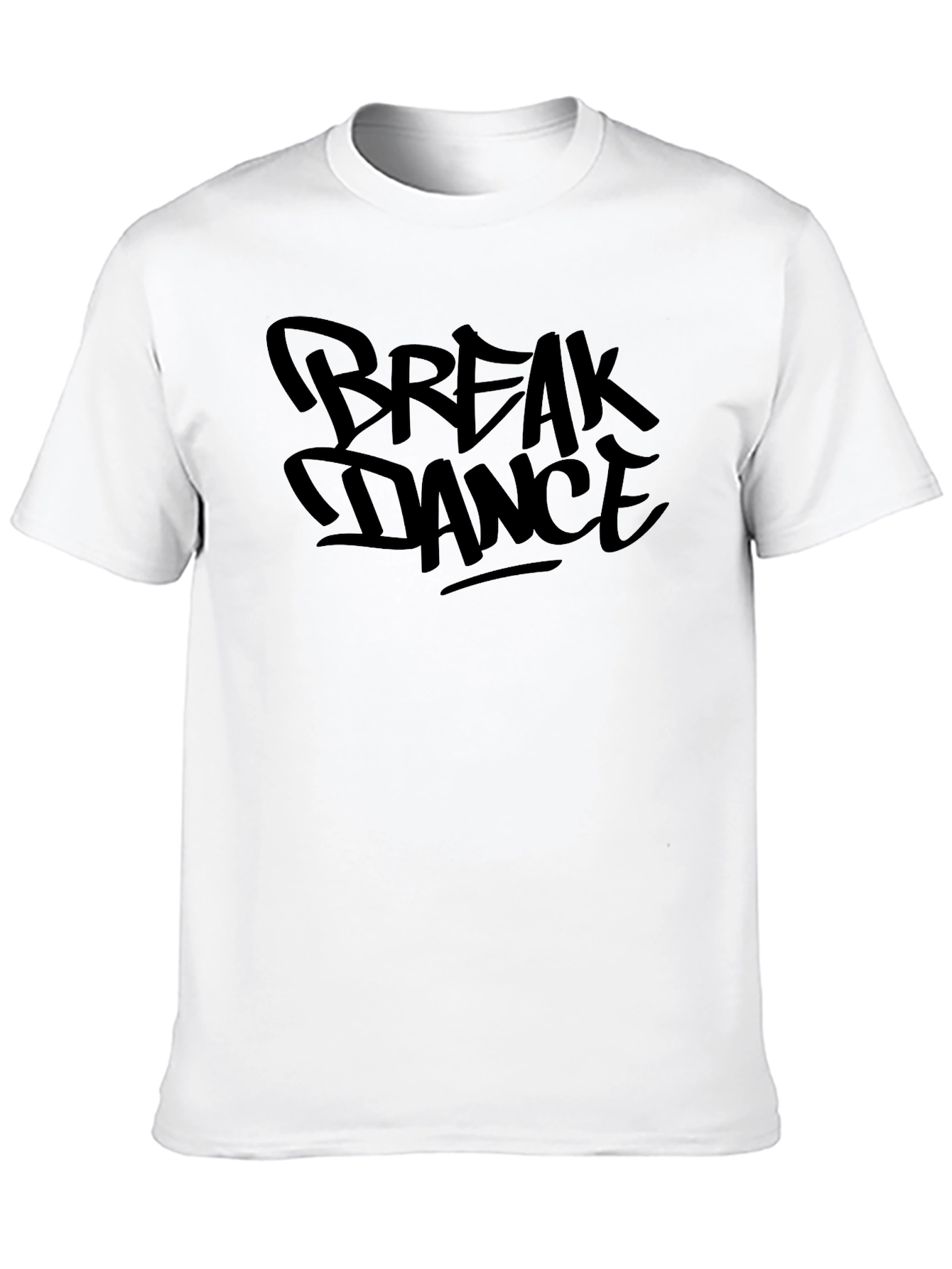 Break Dance Graphic Black T-Shirt