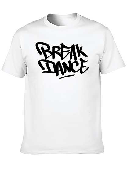 Break Dance Graphic Black T-Shirt